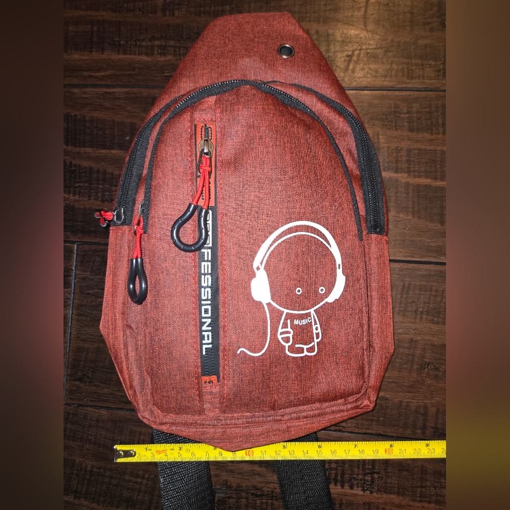 Professional Red Sling Backpack - image 4